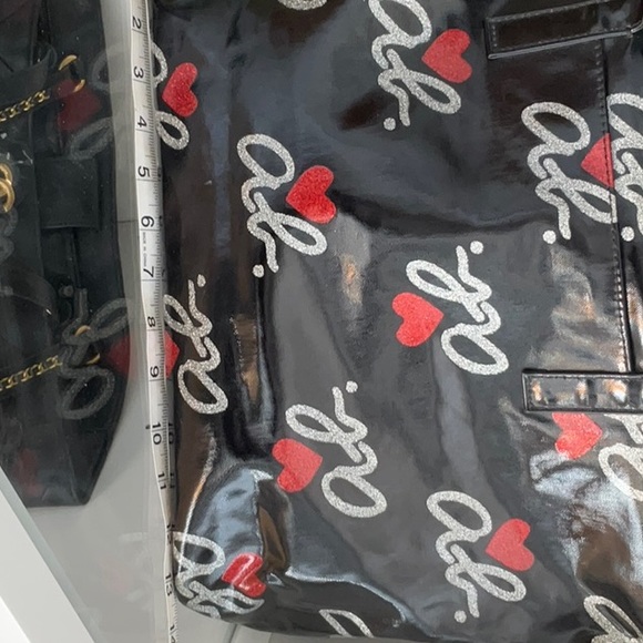 Agnes B. Limited edition, AB glitter heart tote bag. - Picture 14 of 16